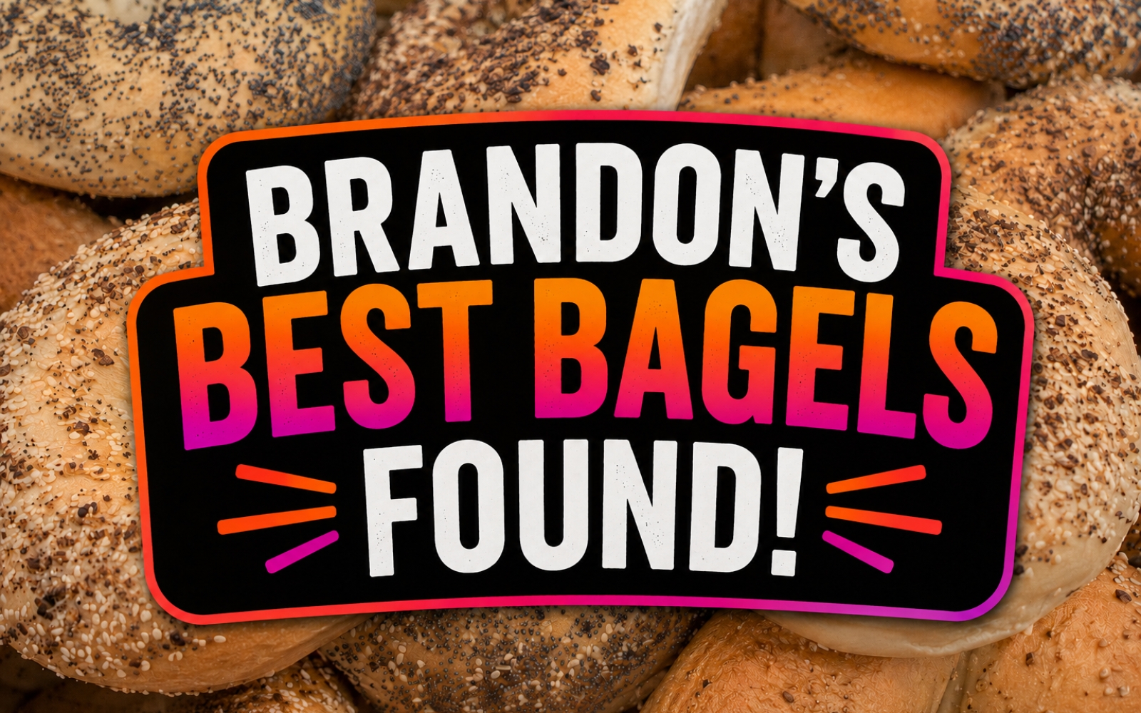 Best bagels in Brandon FL at Brandon Bagels and Deli on West Brandon Boulevard
