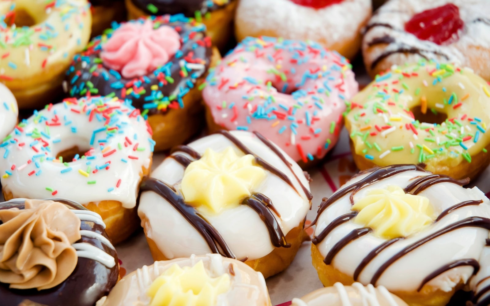 Assorted donuts from local donut shops in Brandon FL