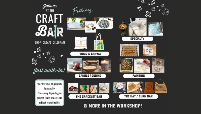 Craft Bar event at AR Workshop Brandon in Brandon Florida