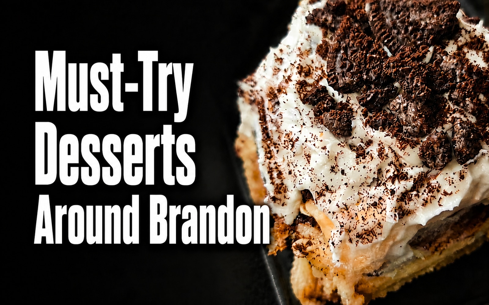 Best desserts in Brandon FL featuring a loaded cookies and cream cinnamon roll