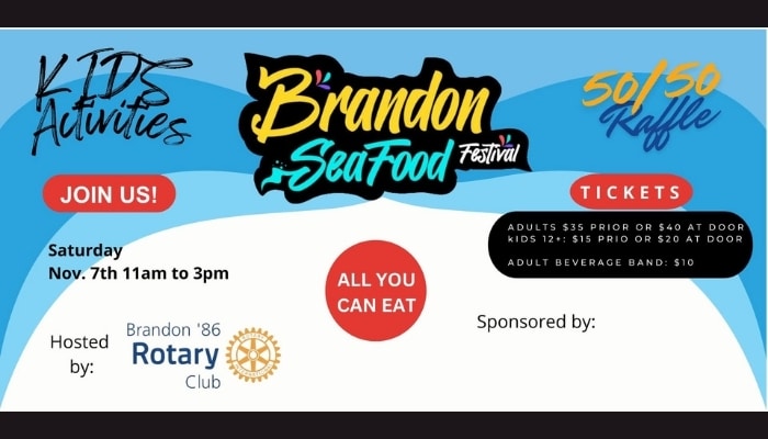 2026 Brandon Seafood Festival at Rotary’s Camp Florida in Brandon Florida
