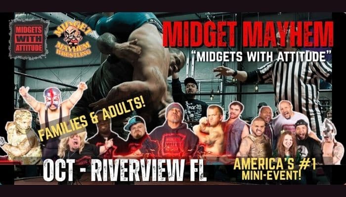 Mini wrestling event at CJ Saloon in Riverview Florida